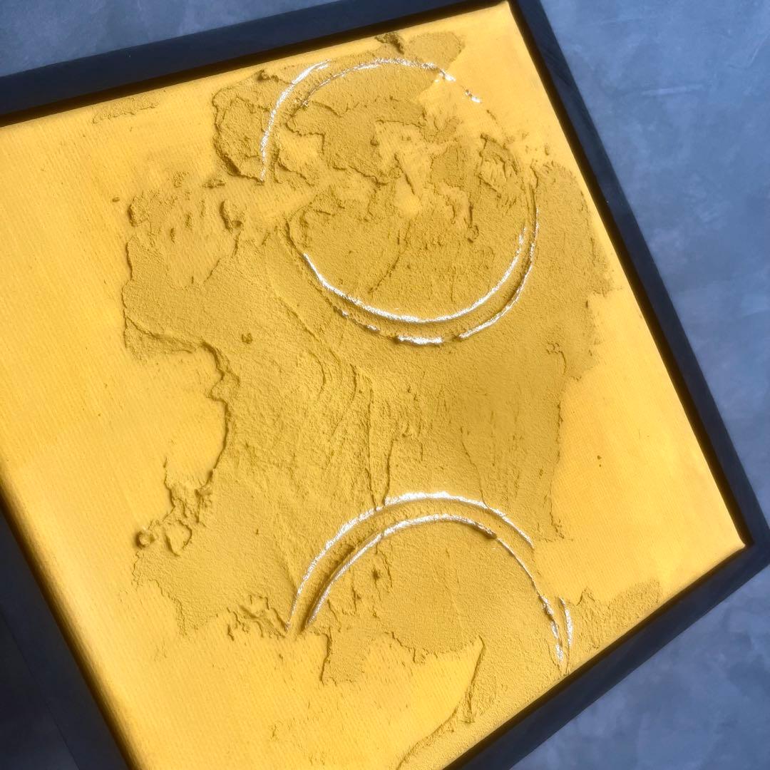 現代アート　2枚セット　フレーム付き　モダン　アートパネル　インテリア　抽象画