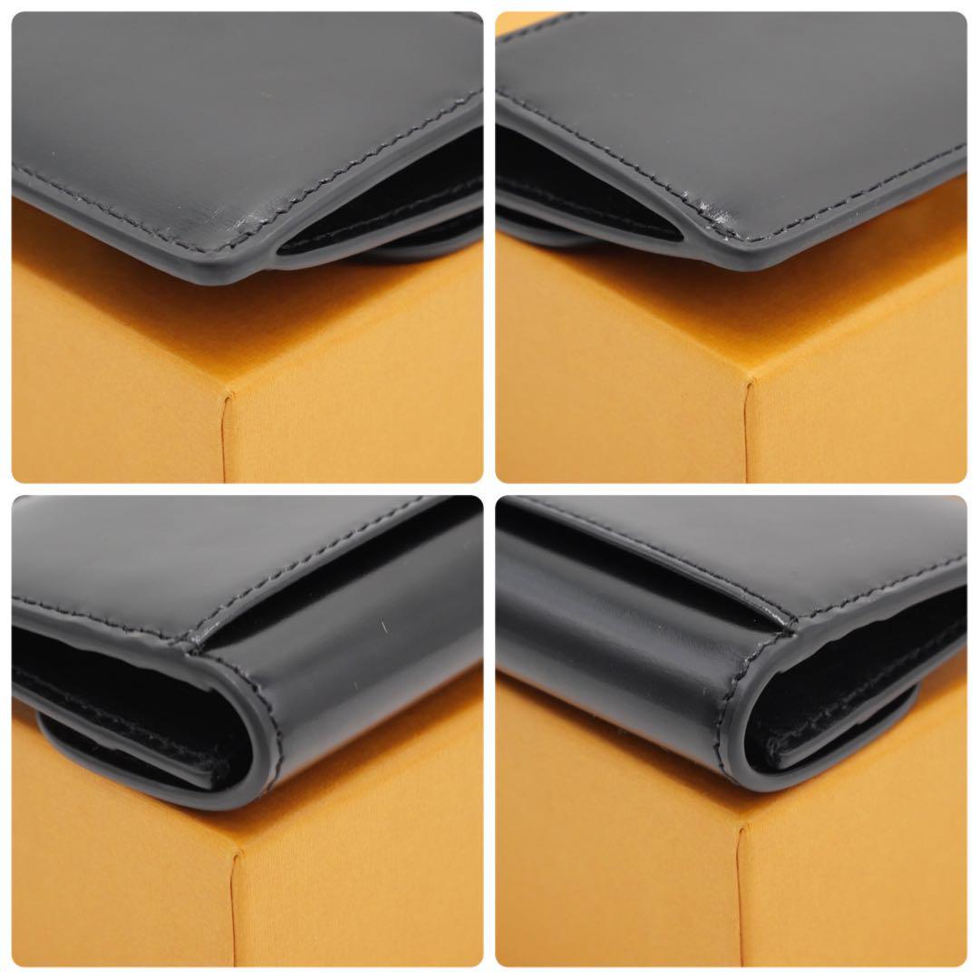 セリーヌ CELINE トリオンフ カードケース 名刺入れ ブラック カーフ