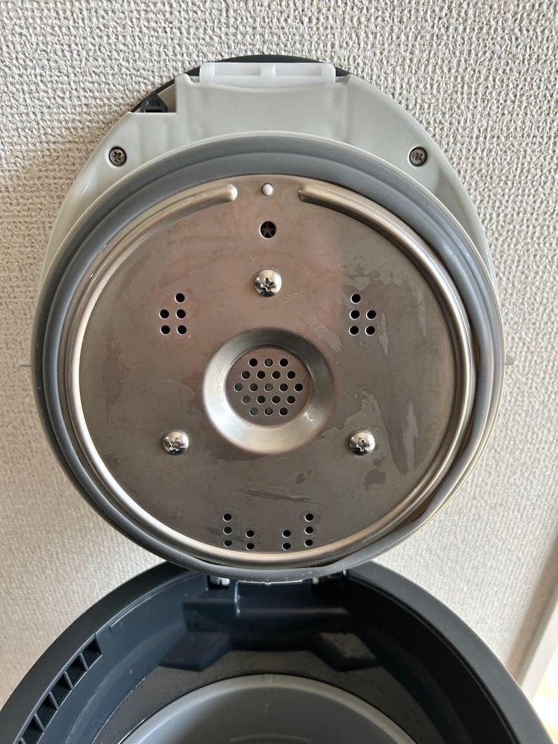 デジタル表示 置き型加湿器 グレー