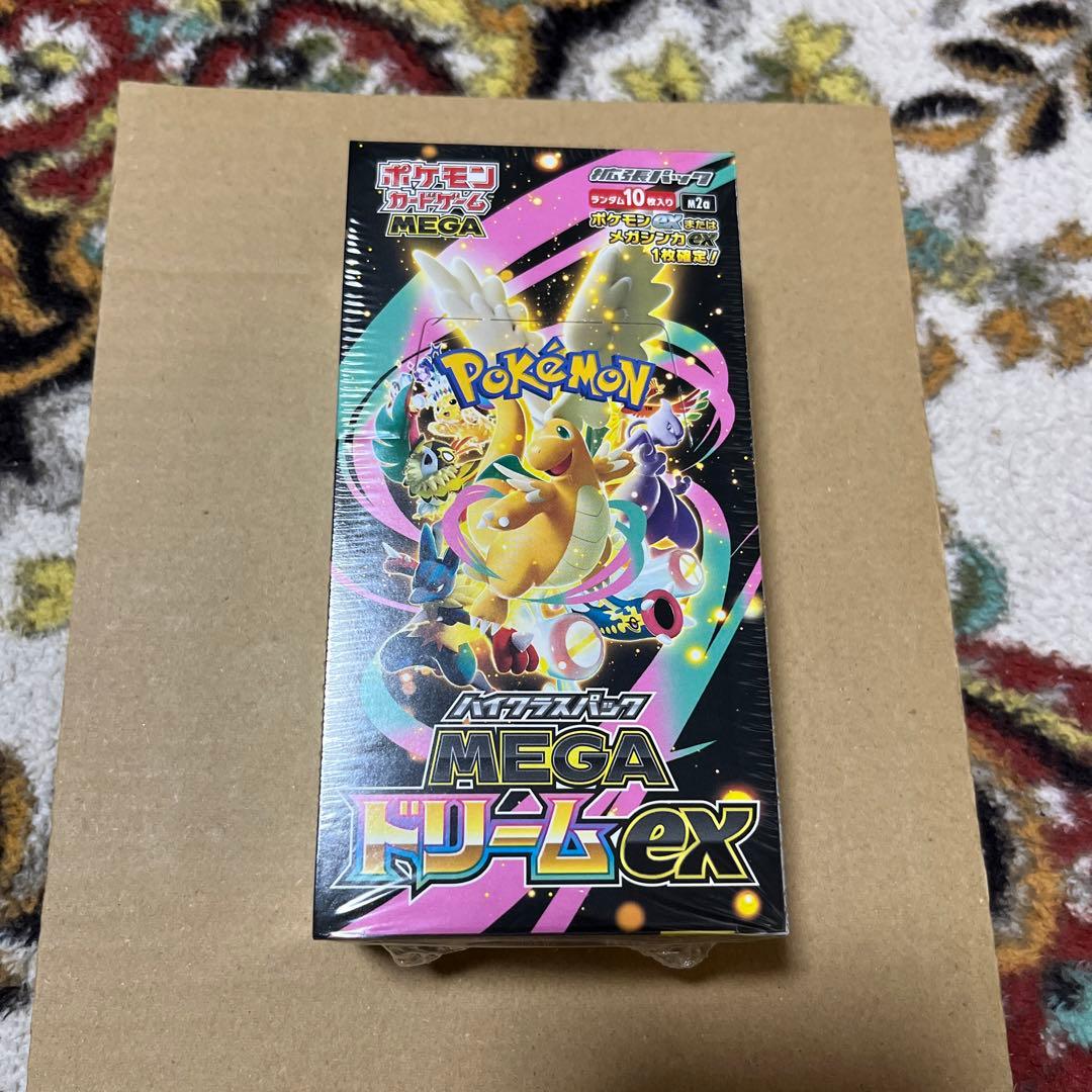 ポケモンカードゲーム MEGAドリームex シュリンク付き1box