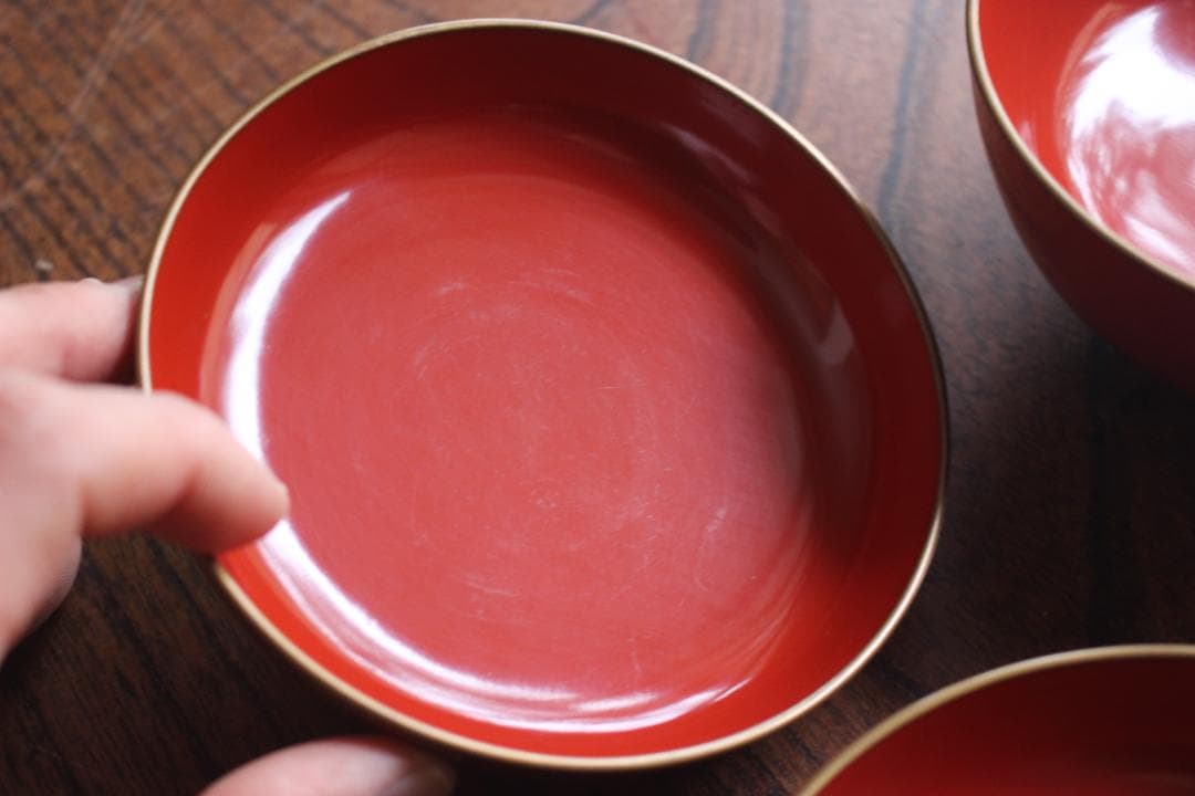 時代逸品！上質朱漆に極上牡丹蒔絵の映えるお椀2点（検輪島塗蒔絵椀吸い物椀