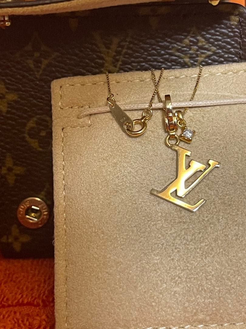 ⭐︎750⭐︎ K18 ⭐︎ルイビィトン⭐︎ チャーム　ゴールド⭐︎LV