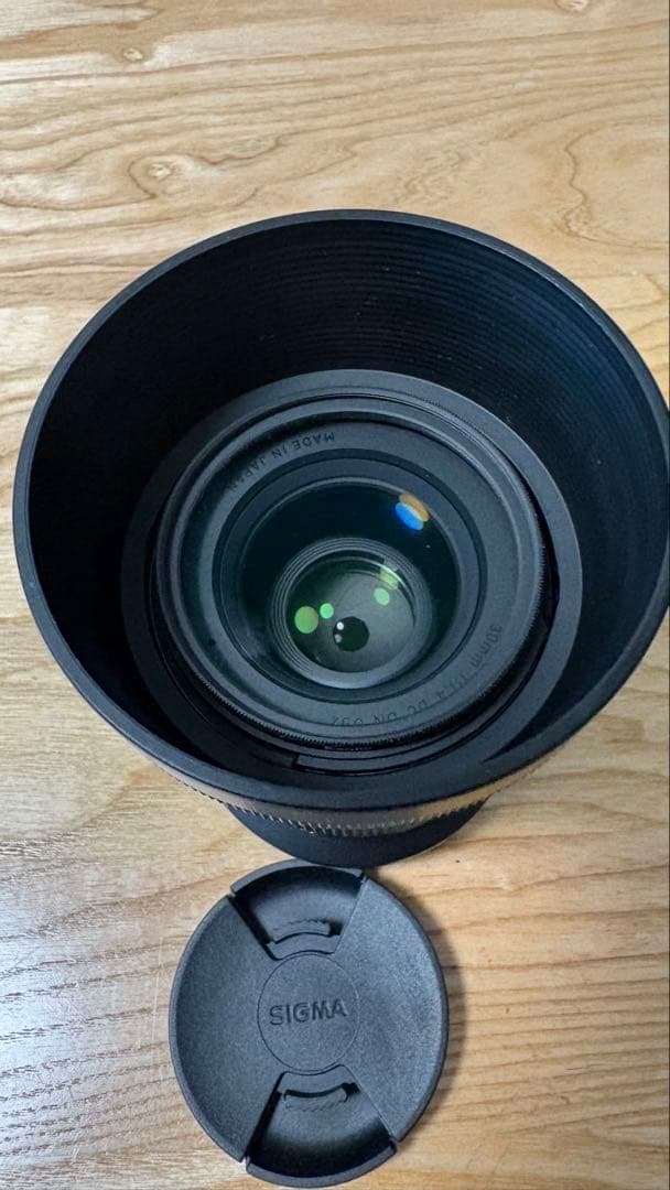 SIGMA シグマ 30mm f1.4 DC DN Zマウント保護フィルター付き