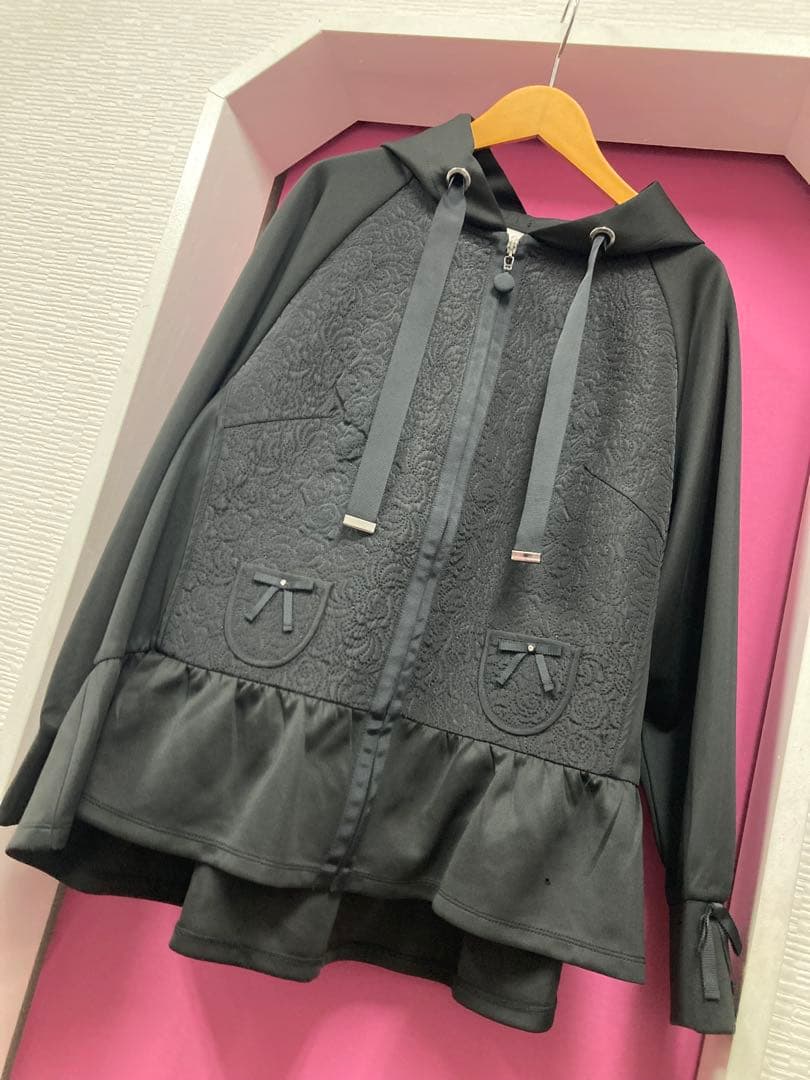 ♡ 2025年秋冬キルティングダンボールニット切替パーカー