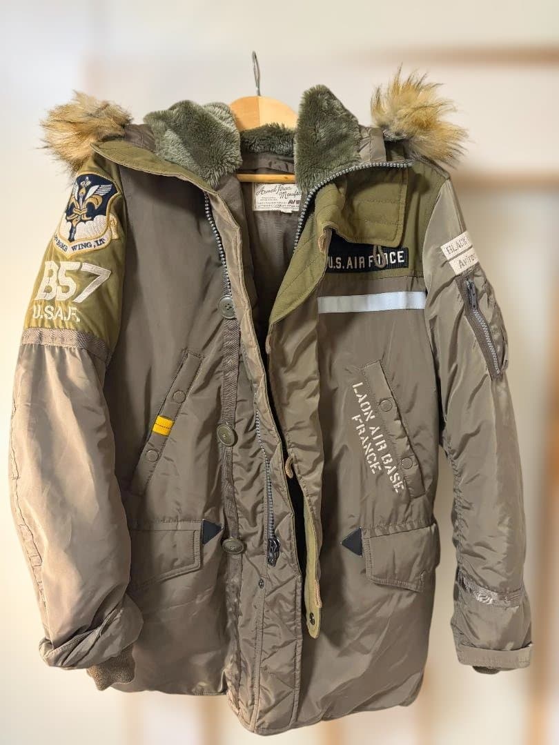 【希少】AVIREX N-3B BLACK KNIGHTS 冬本番の主役コート