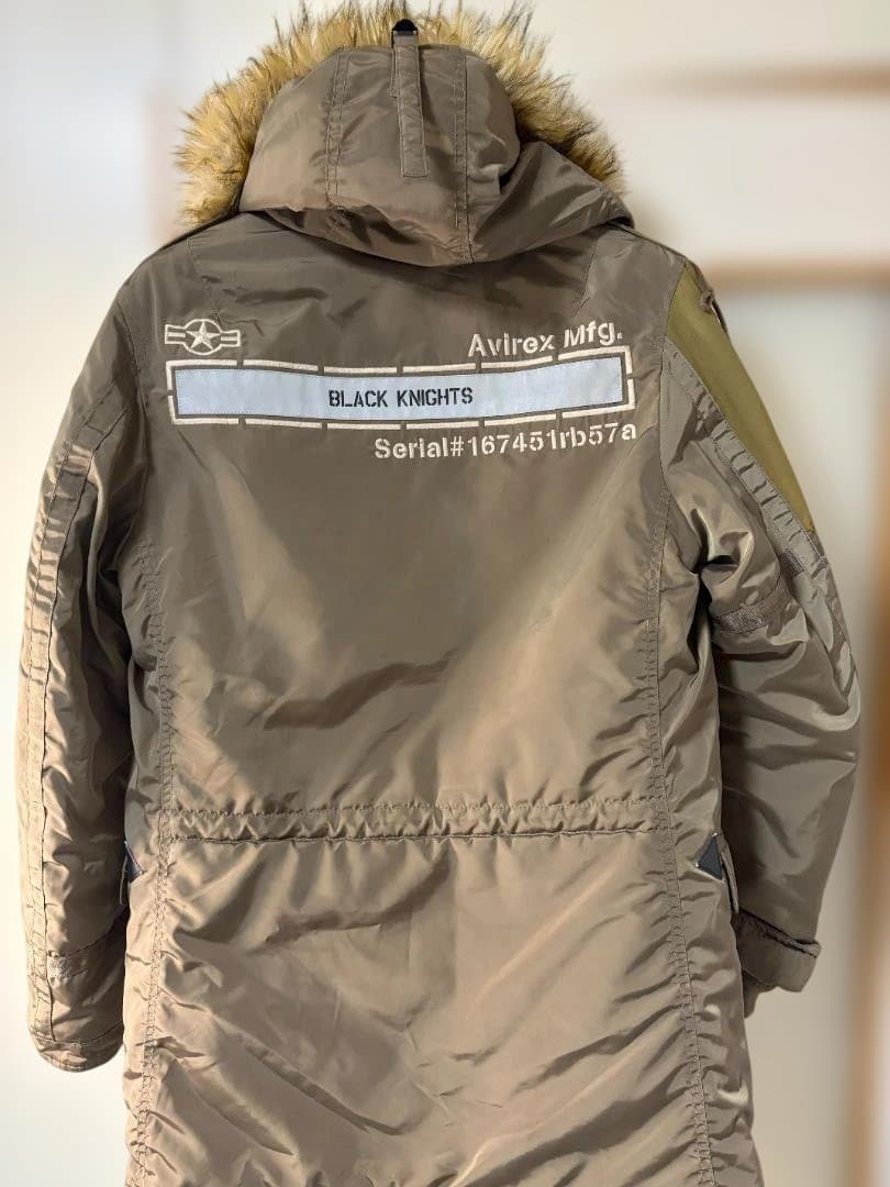 【希少】AVIREX N-3B BLACK KNIGHTS 冬本番の主役コート