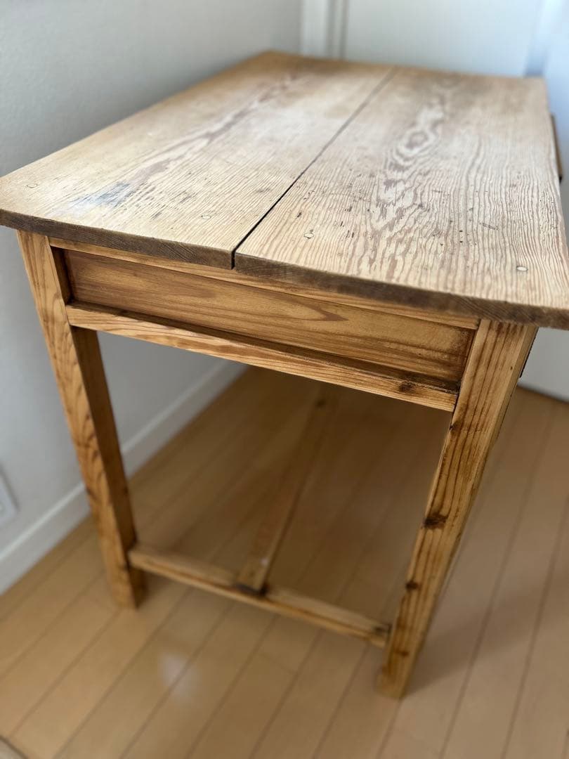 【am.】ジャパンアンティーク　机　古道具　スリップド