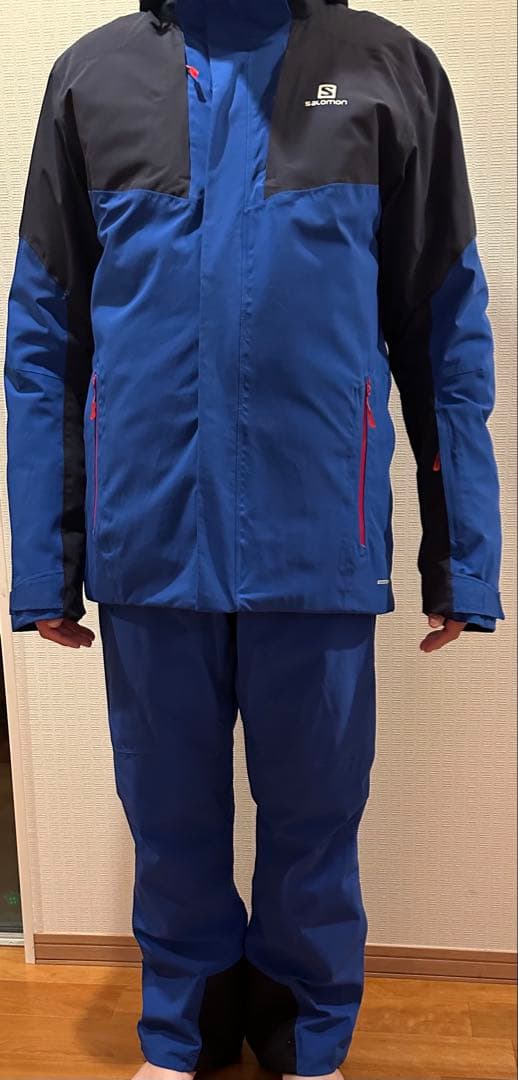 Salomon スキーウェア 青/黒 サイズM