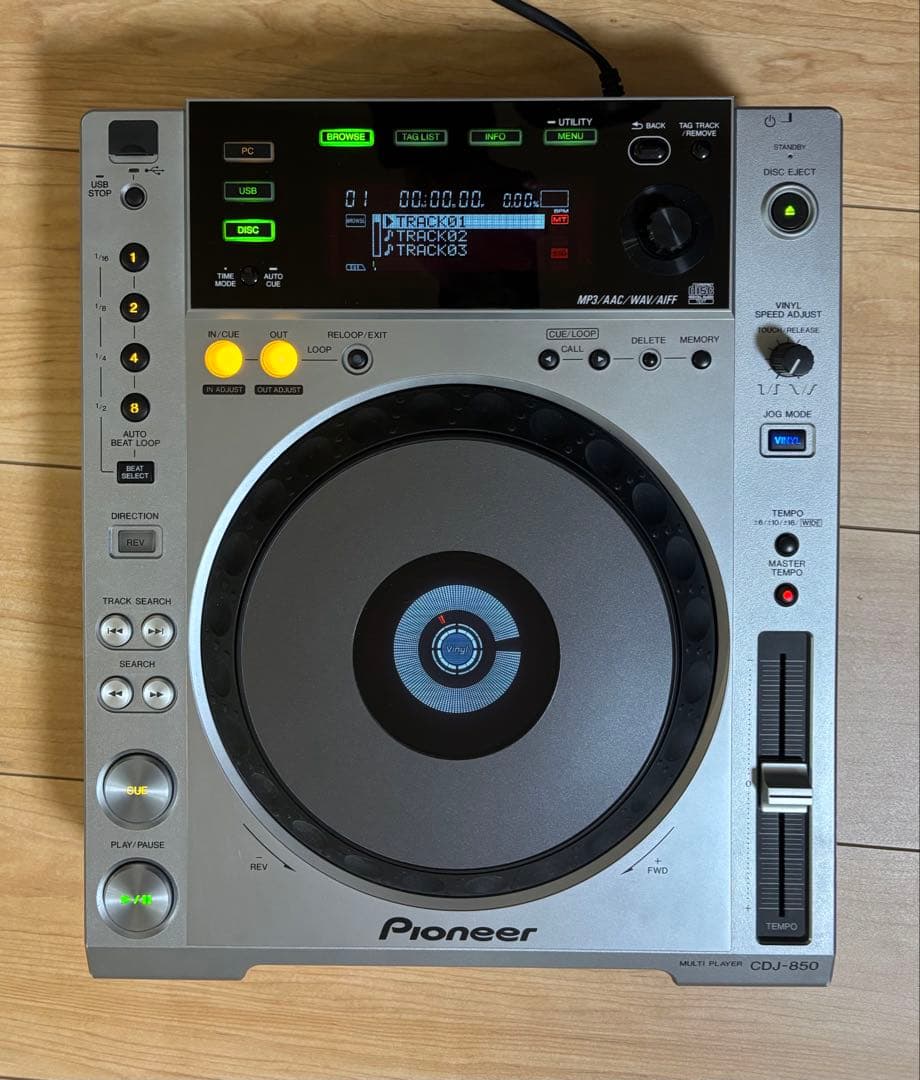 Pioneer CDJ 850 シルバー DJ機器