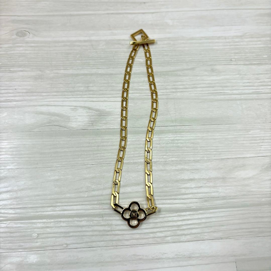 【美品】Louis Vuitton コリエ　フラワーパワー　ネックレス