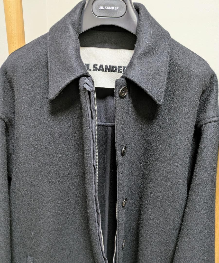 Jil Sander メルトンコート ブラック サイズ32