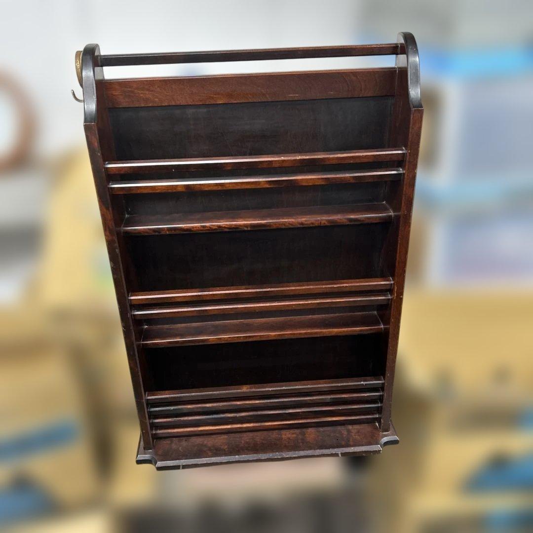 北海道民芸家具 スリッパラック マガジンラック 棚 アンティーク ビンテージ♪