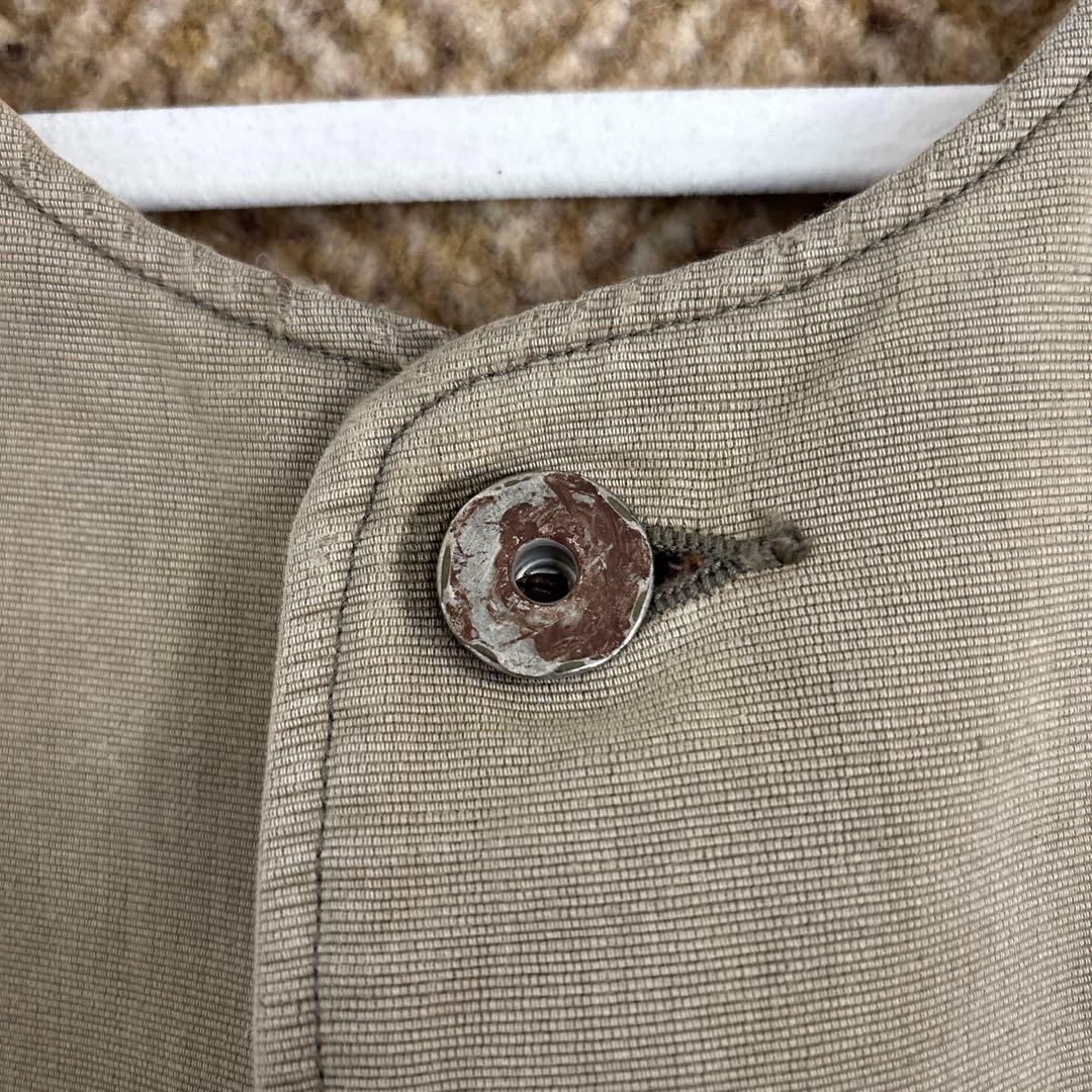 オリーブグリーン ツイードベスト