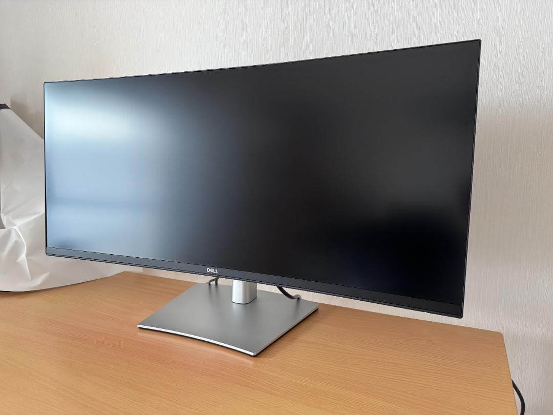 【美品】Dell 34 曲面 モニター P3424WE ＆専用サウンドバー付