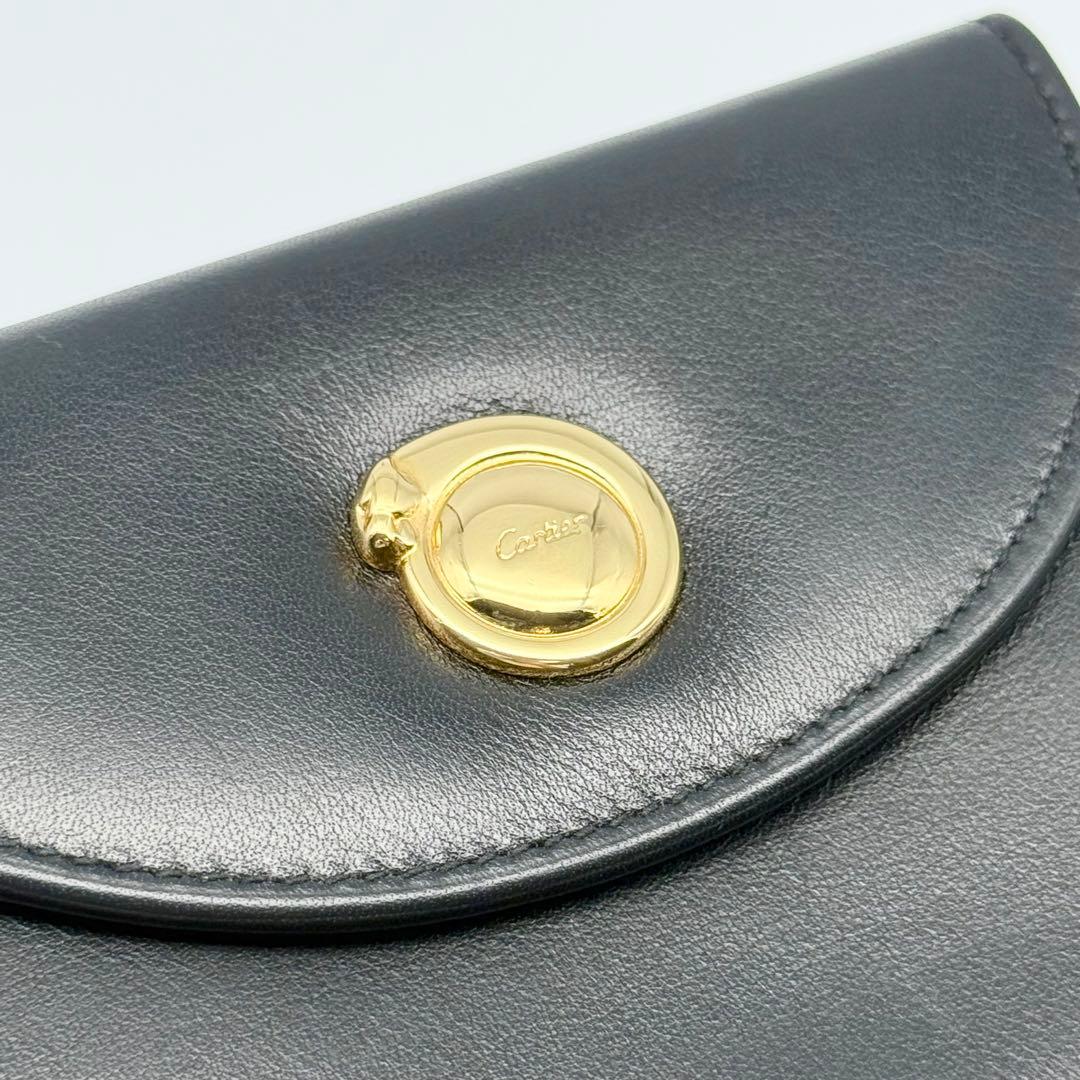 ✨美品✨Cartier パンテール ケース 男女兼用 ゴールド金具 レザー