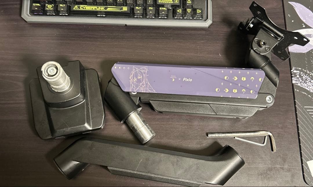 Pixio PS2S-YOICHI モニターアーム 夜よいちコラボモデル