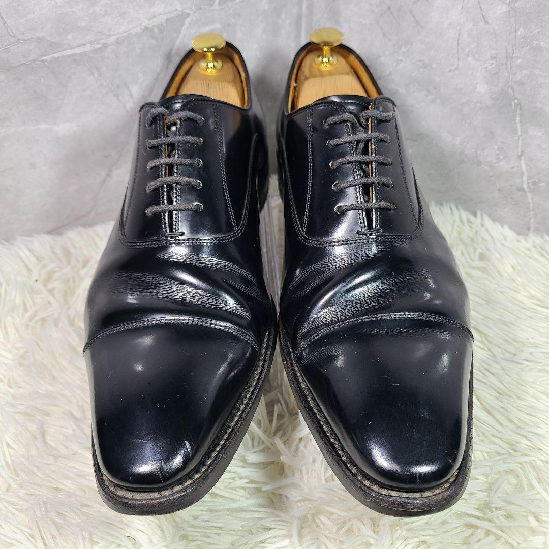 【REGAL】315R　ストレートチップ　ビジネスシューズ　ガラスレザーブラック