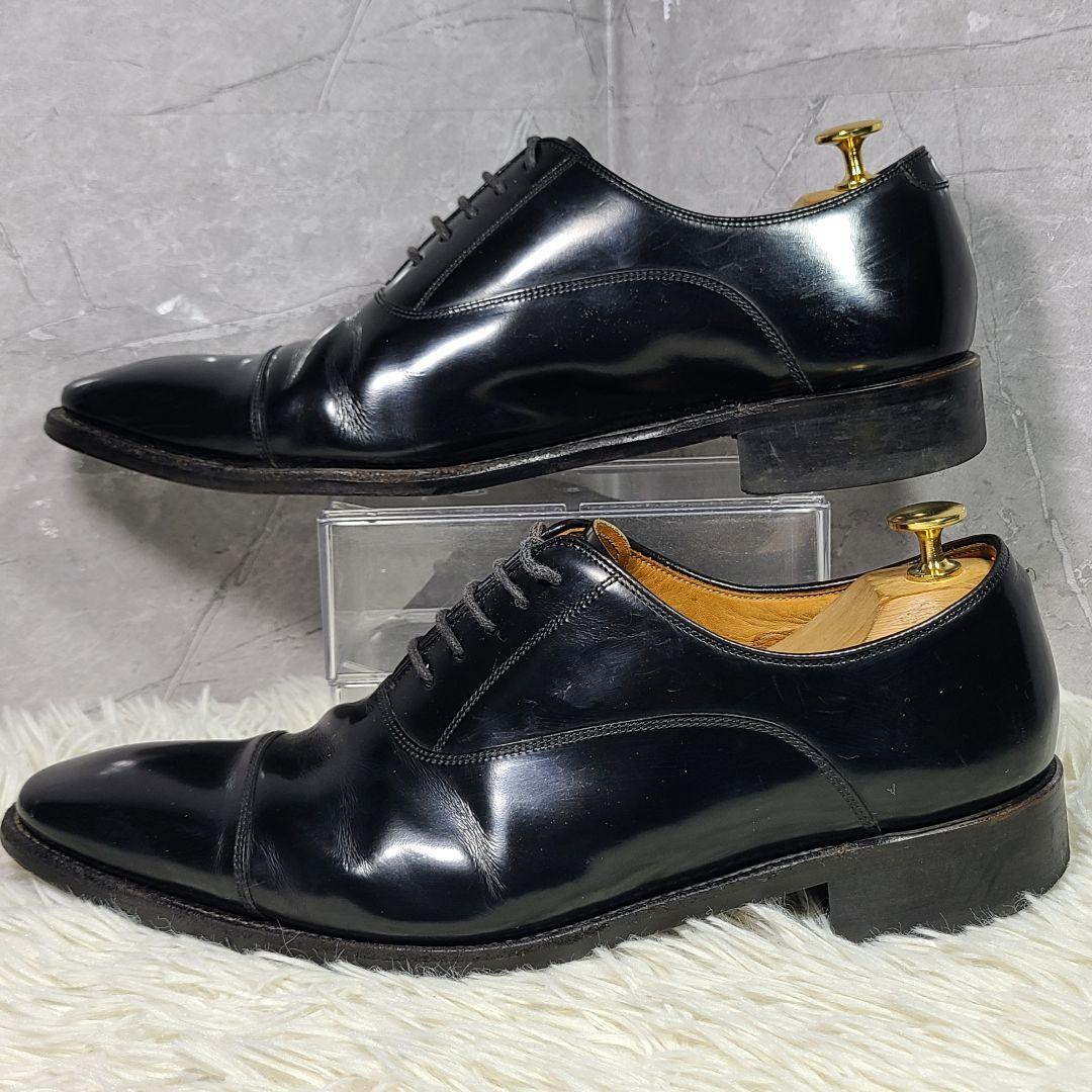 【REGAL】315R　ストレートチップ　ビジネスシューズ　ガラスレザーブラック