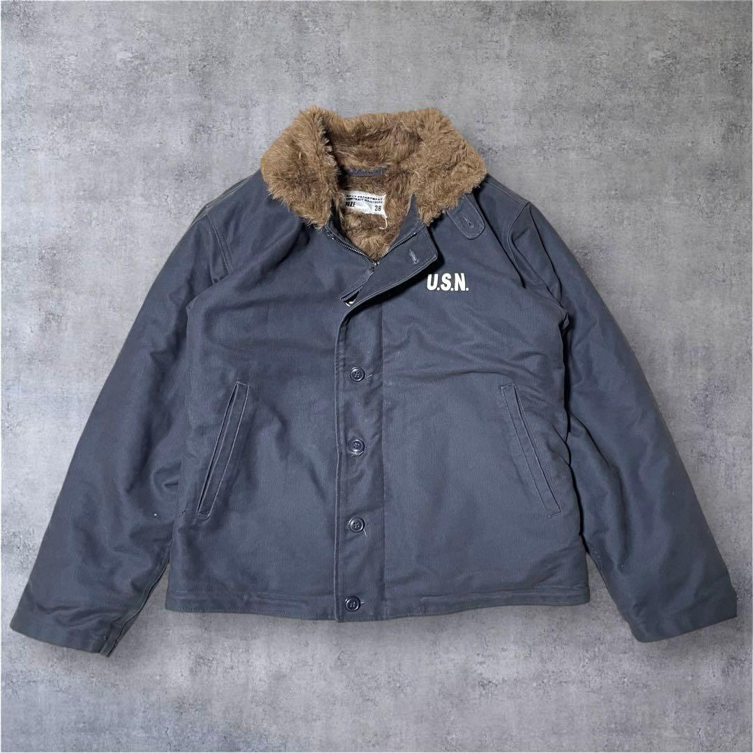NAVY DEPARTMENT N-1 DECK JACKET 紺 36