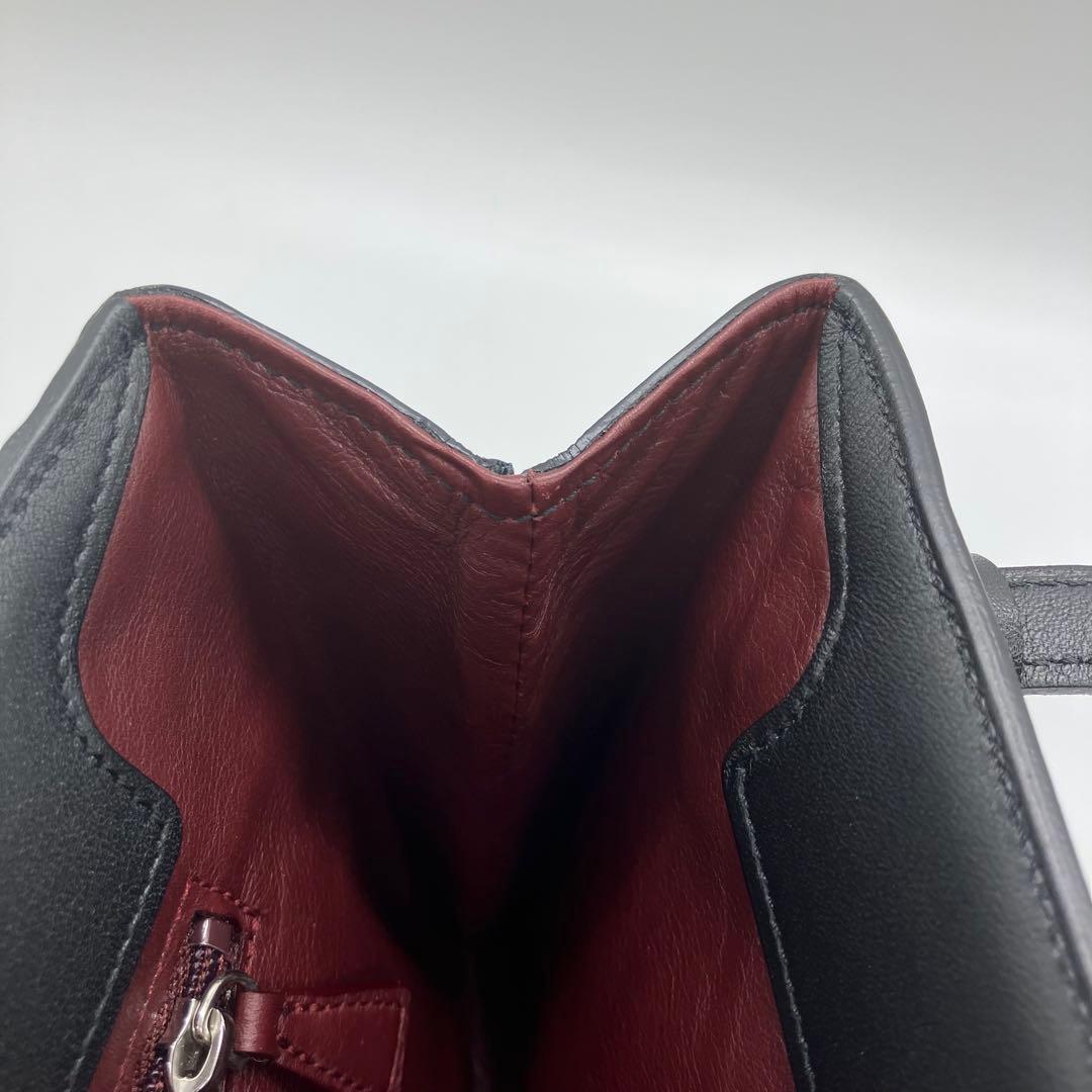 カルティエ カボション マスト ライン カーフスキン フォーマル ハンドバッグ