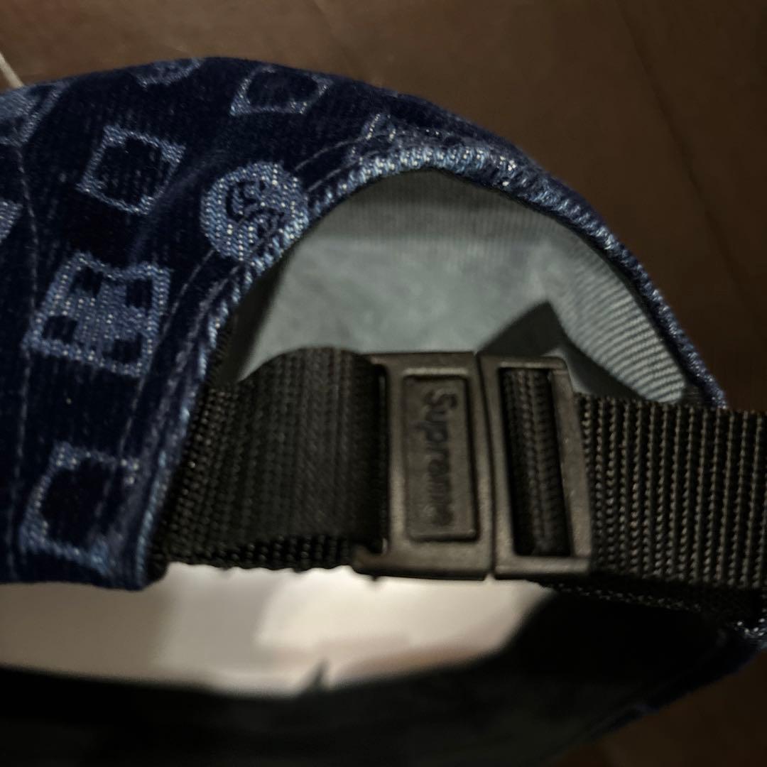 Supreme ネイビー コーデュロイキャップCampCap Blue 24AW