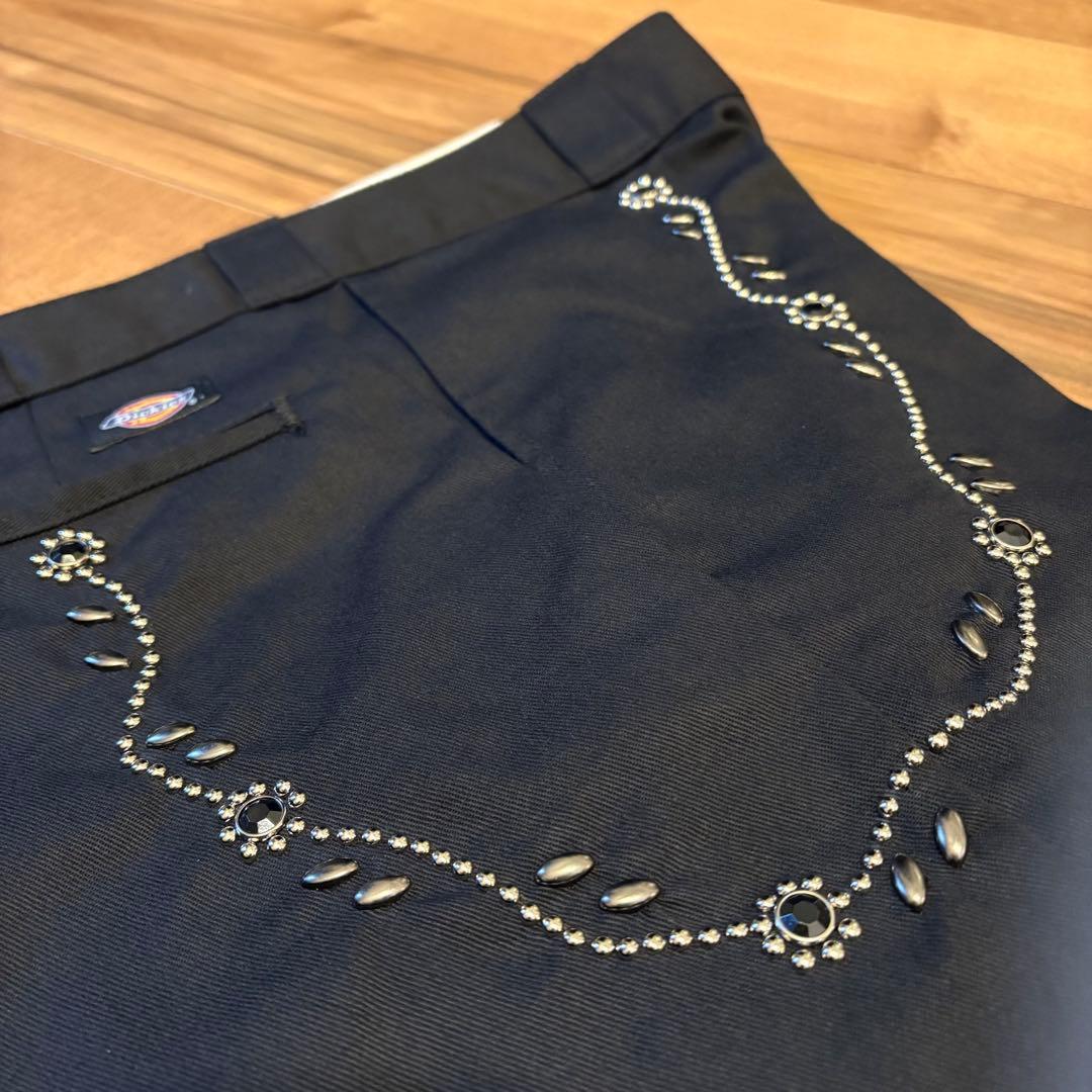 【即納】ディッキーズ 874 スタッズ カスタム 32×30 ブラック