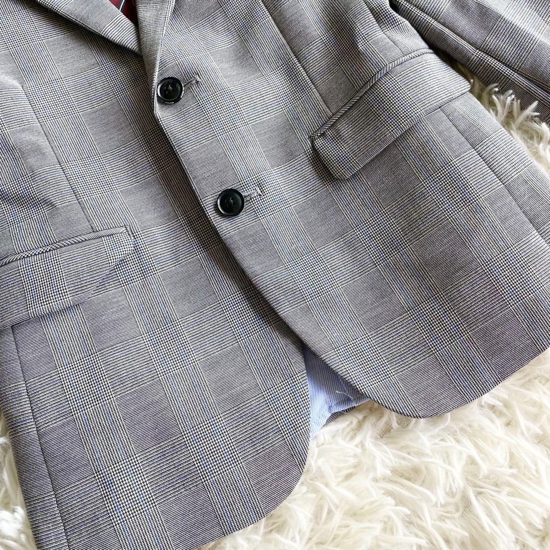 極美品✨ウォルツバイビームスデザイン セットアップ スーツ チェック120 卒服