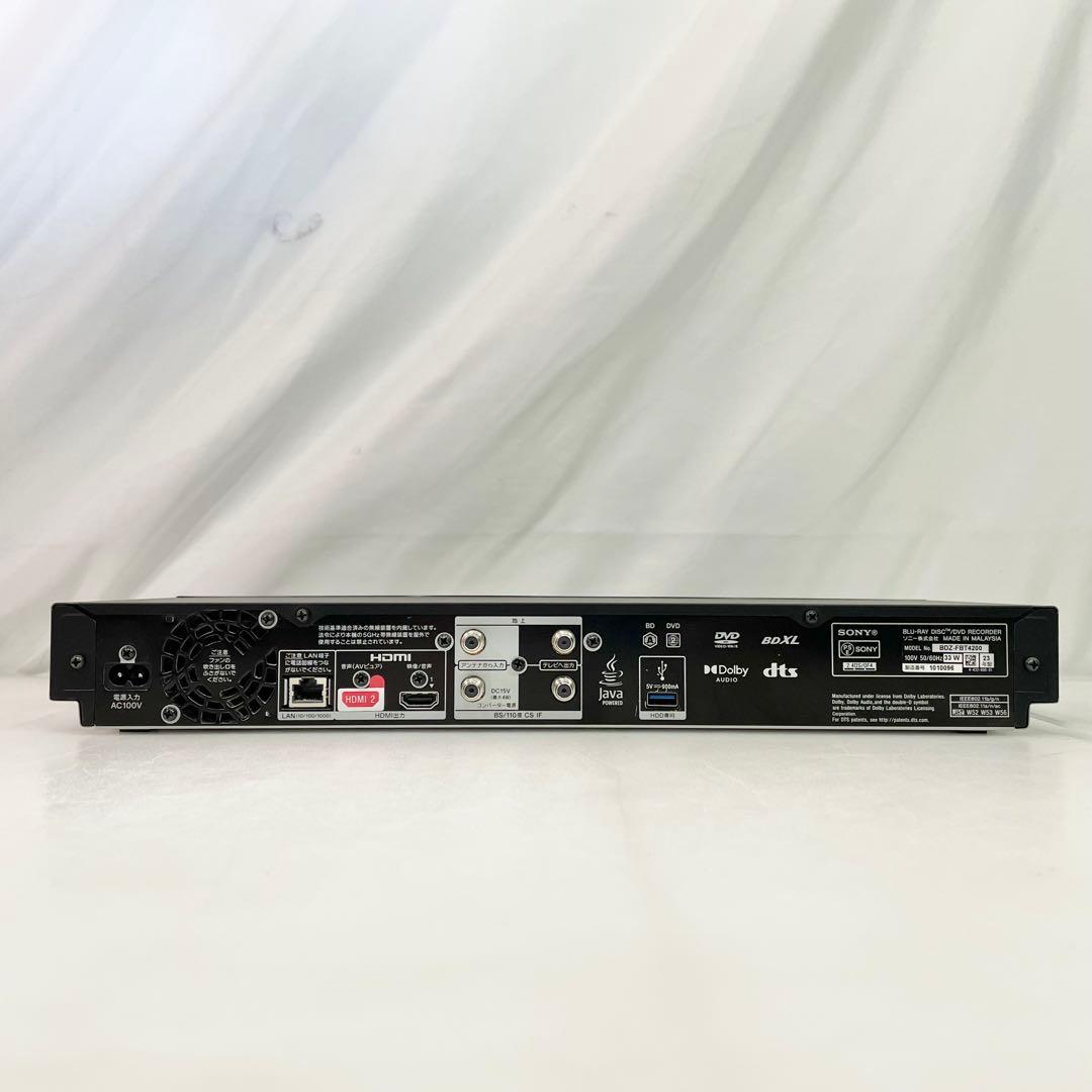 ◎美品 ソニー ブルーレイレコーダー BDZ-FBT4200 4TB 23年製