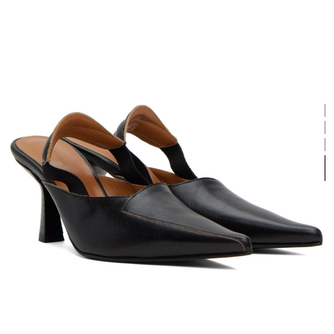 【値下げ中】OUR LEGACY ヒール ミュール　ブラック　靴