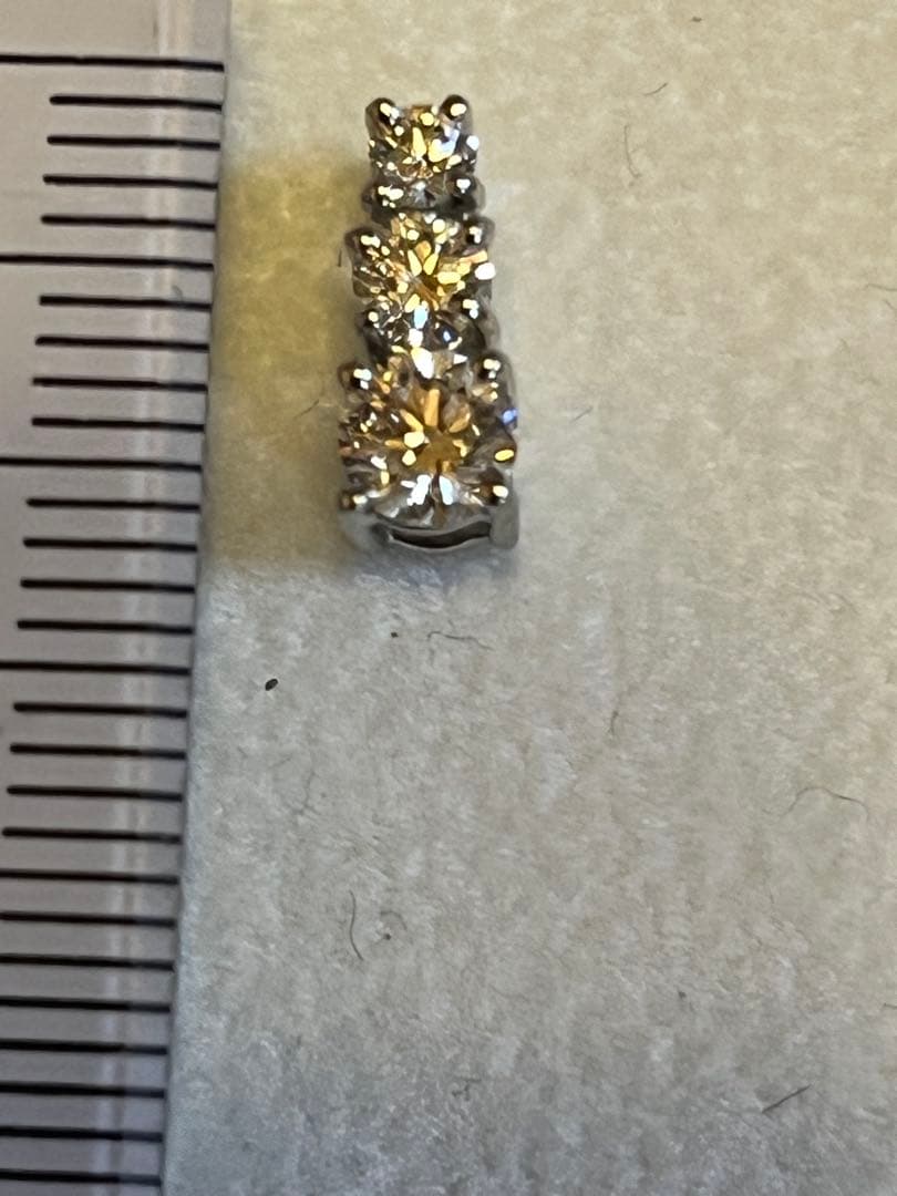 着用美品未使用　天然ダイヤモンドペンダントヘッド 0.5 ct QVCgstv