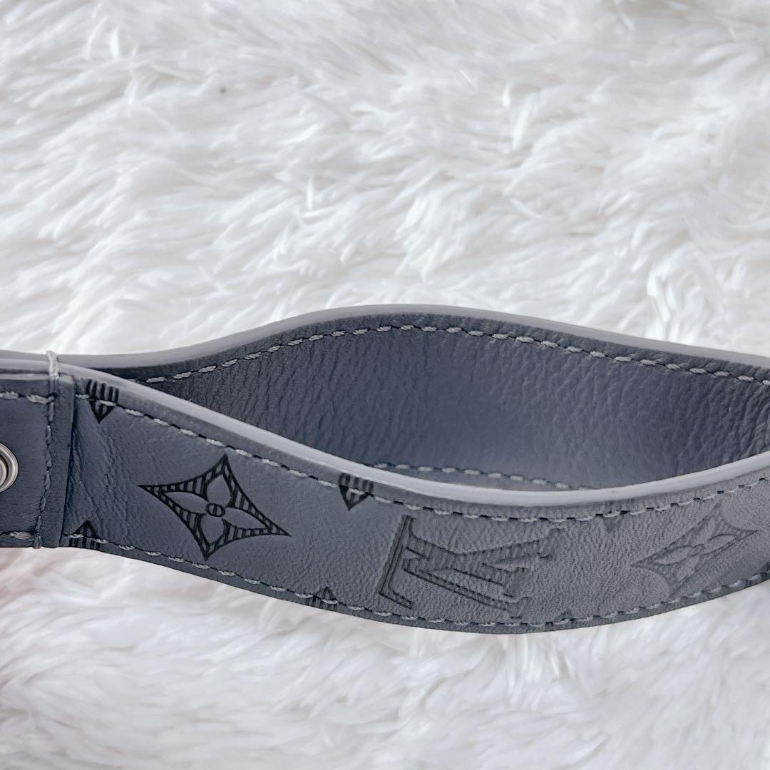 【美品　現行】ルイ・ヴィトン シャドウ キーホルダー ドラゴンヌ グレー