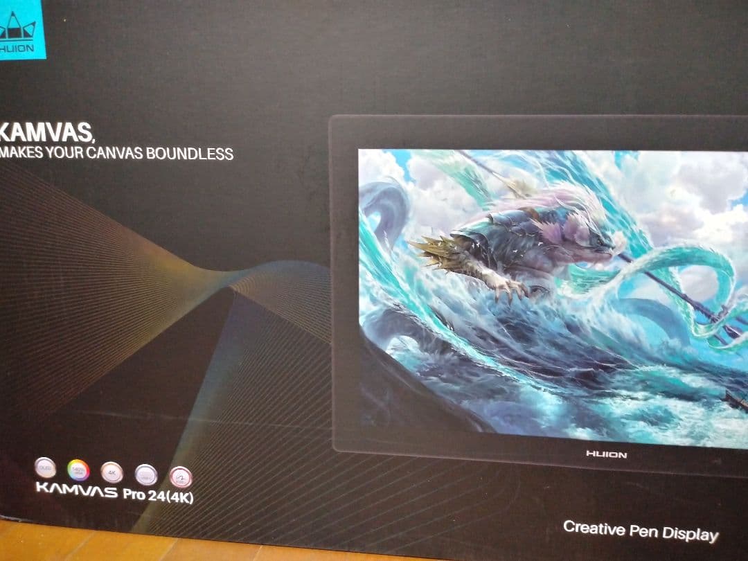 液タブ・ペンタブ HUION KAMVAS Pro 24 (4K)