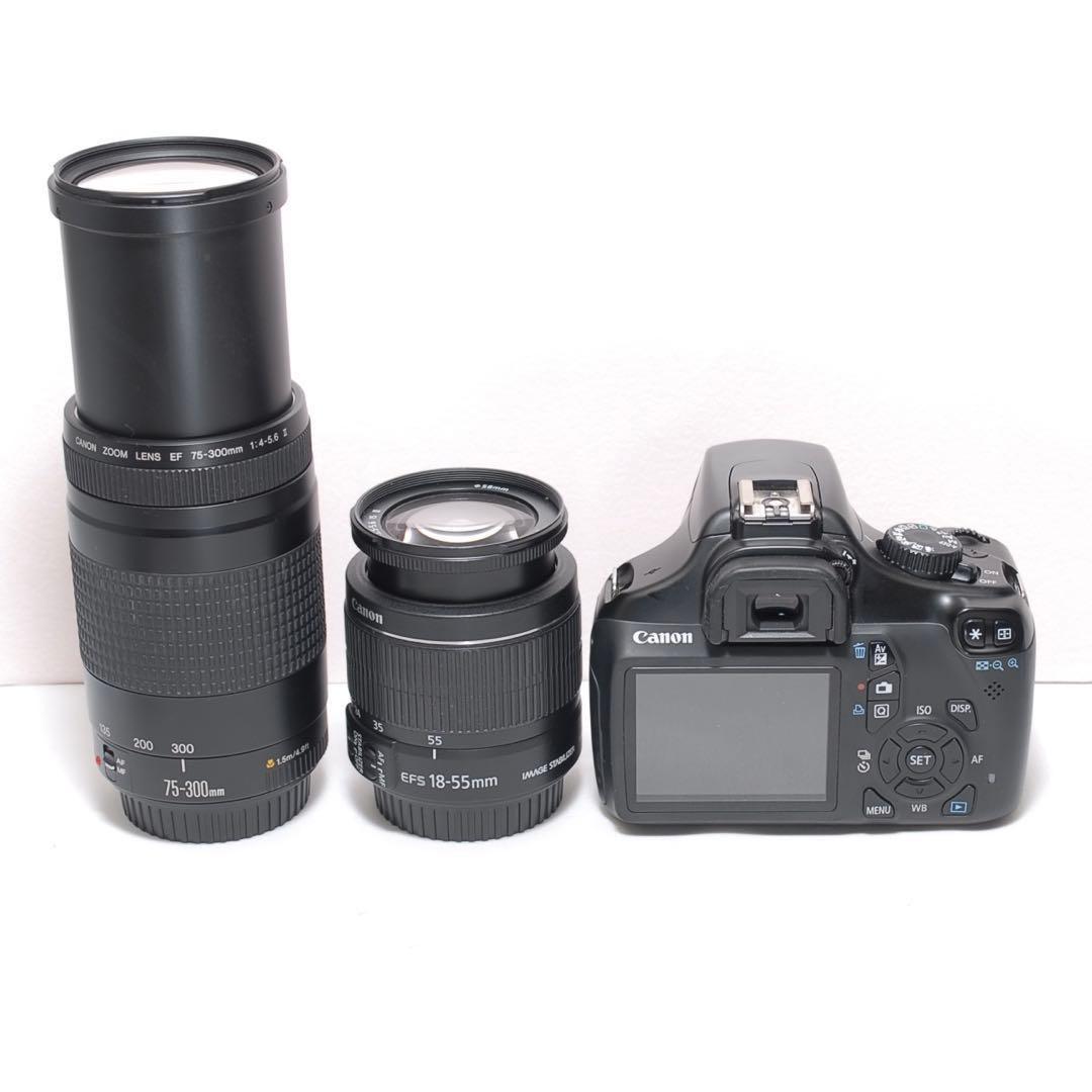 スポーツ観戦におすすめ✨ Canon Kiss X50✨ダブルレンズ✨超望遠