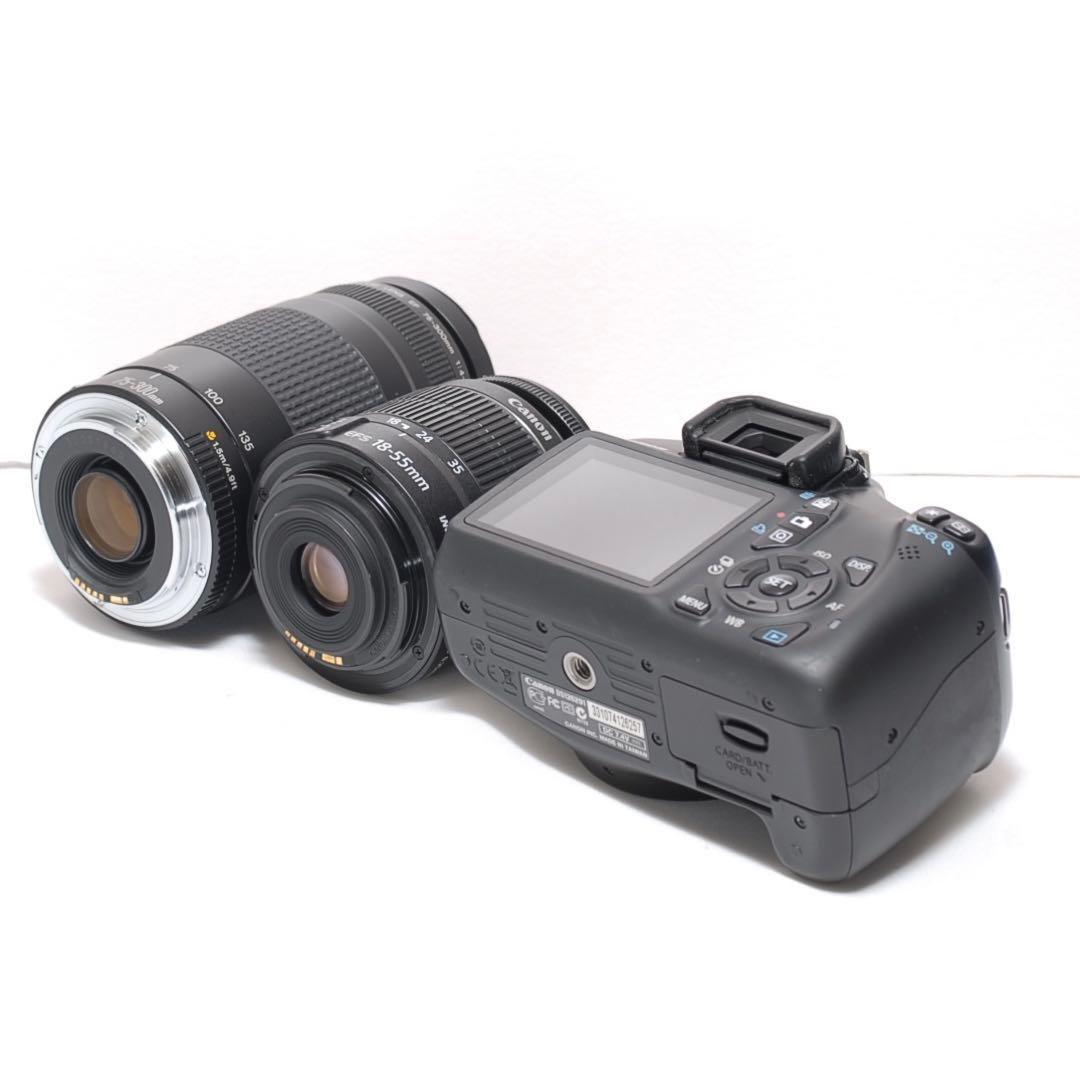 スポーツ観戦におすすめ✨ Canon Kiss X50✨ダブルレンズ✨超望遠