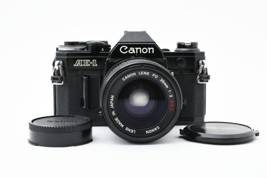 美品★ キャノン AE-1 ブラック FD 35mm F2 S.S.C.