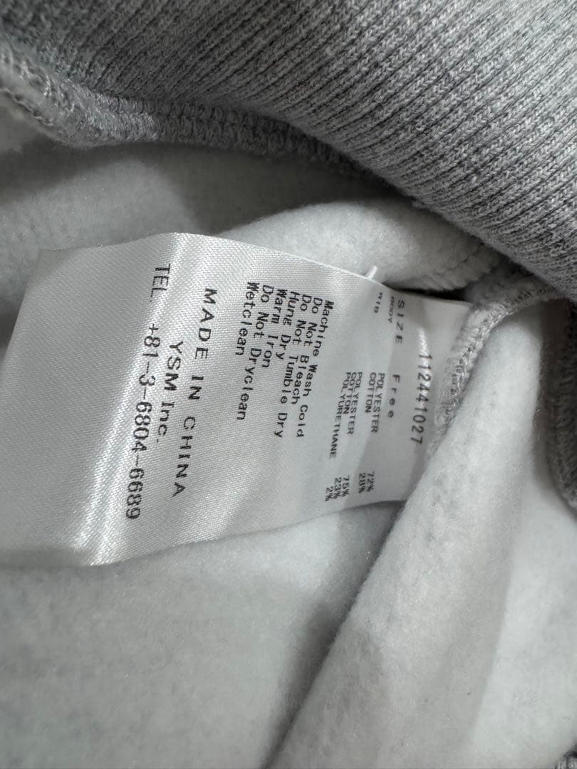 【美品】❤️Ｄaｒiｃｈ❤️アップリケＤＤロゴパーカー（ＧＲＹ）グレー