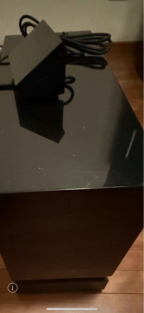 パイオニアサウンドバー 黒 HDMI端子付きテレビのウーファー