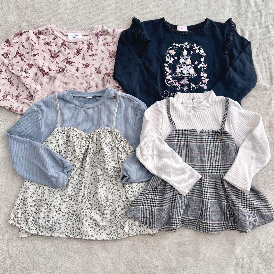 秋〜冬物 120サイズ 相当 女の子 服46着 まとめ売り
