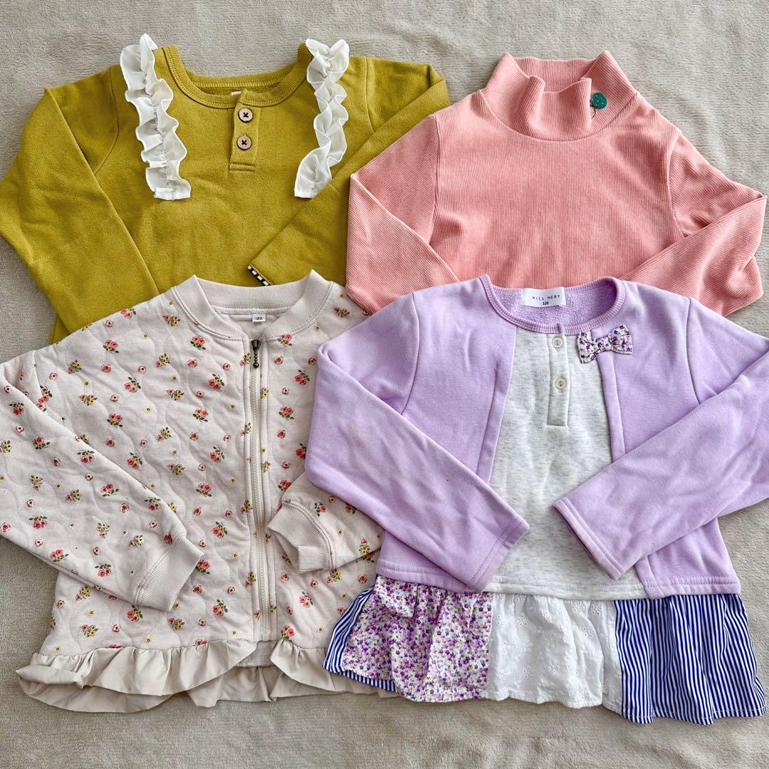 秋〜冬物 120サイズ 相当 女の子 服46着 まとめ売り