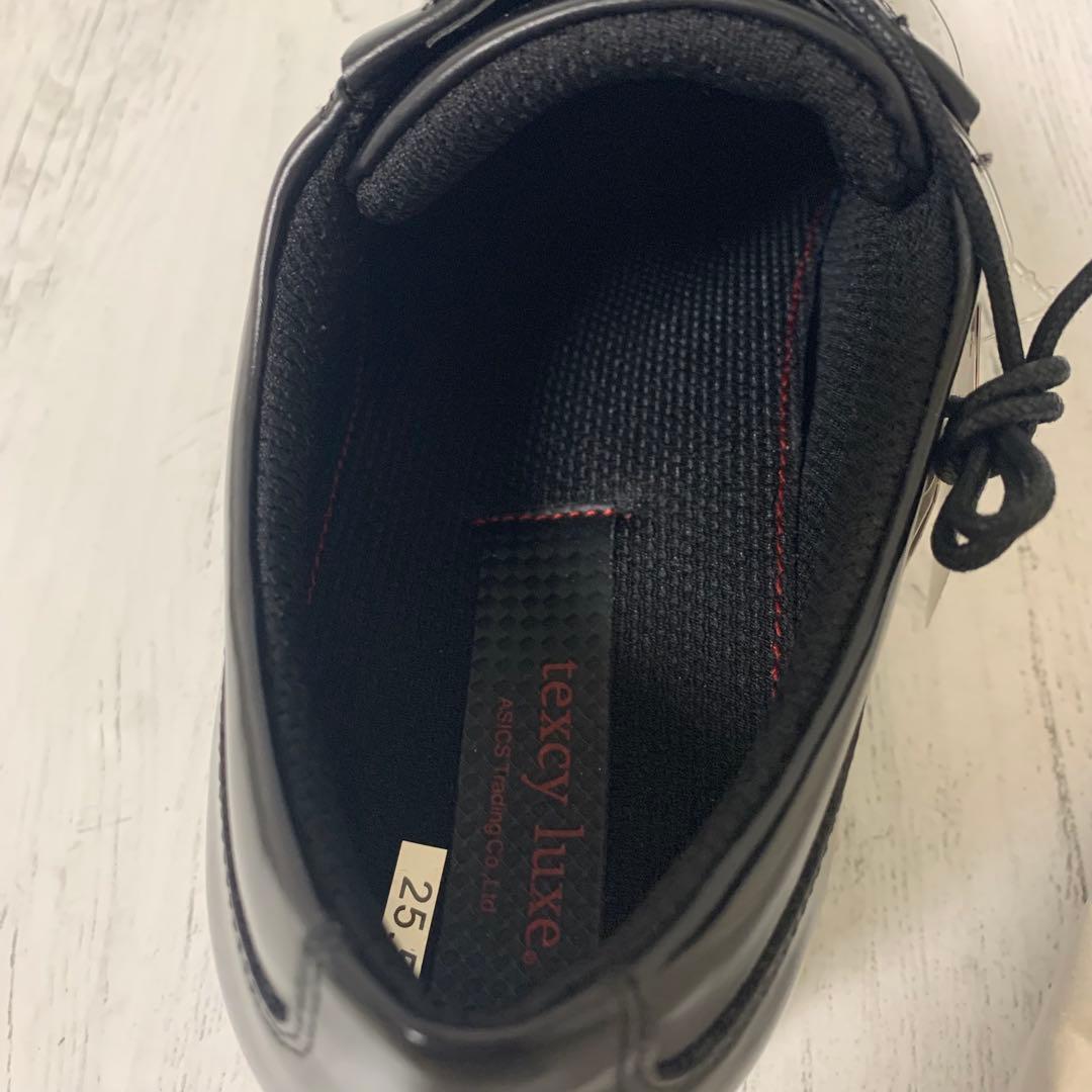 【タグ付き】★未使用★ テクシーリュクス asics ストレートチップ ブラック