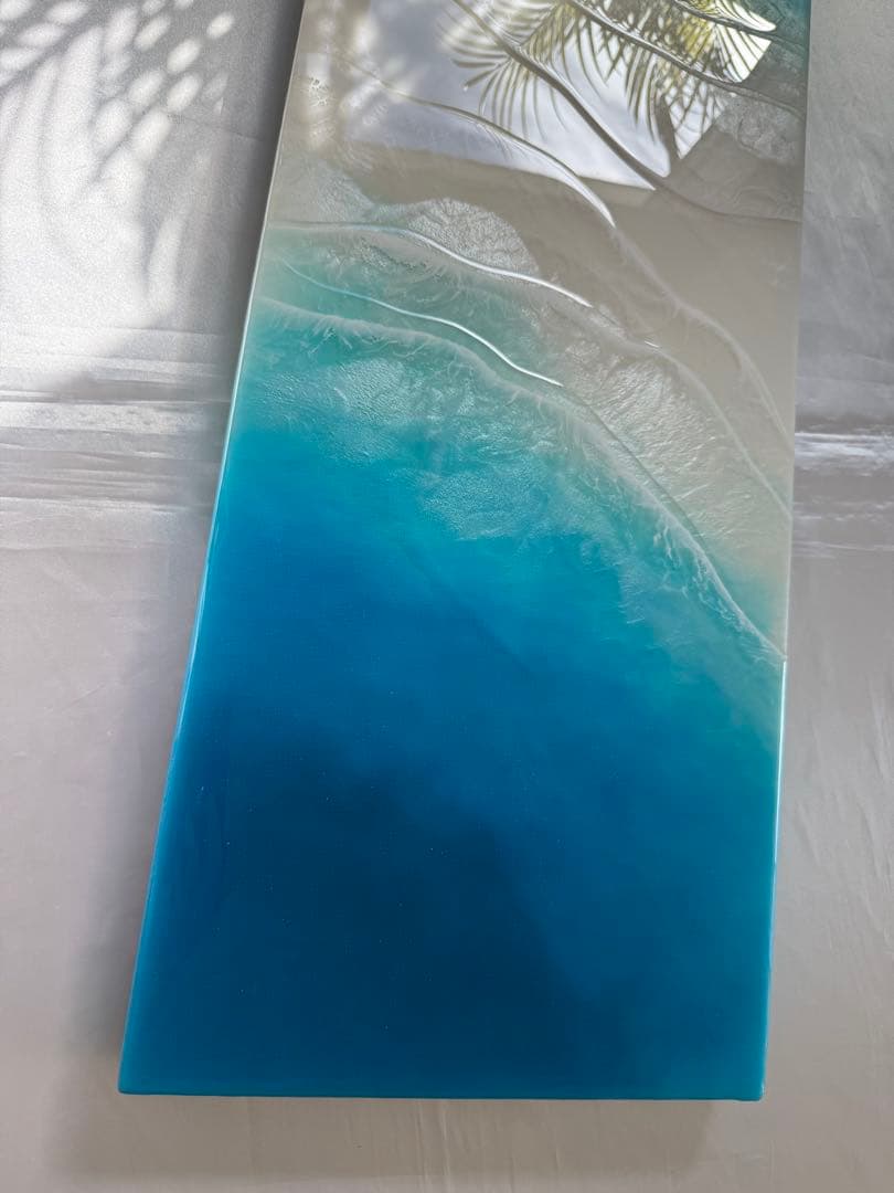 レジンアート　ロングパネル　海アート　オーシャンパネル