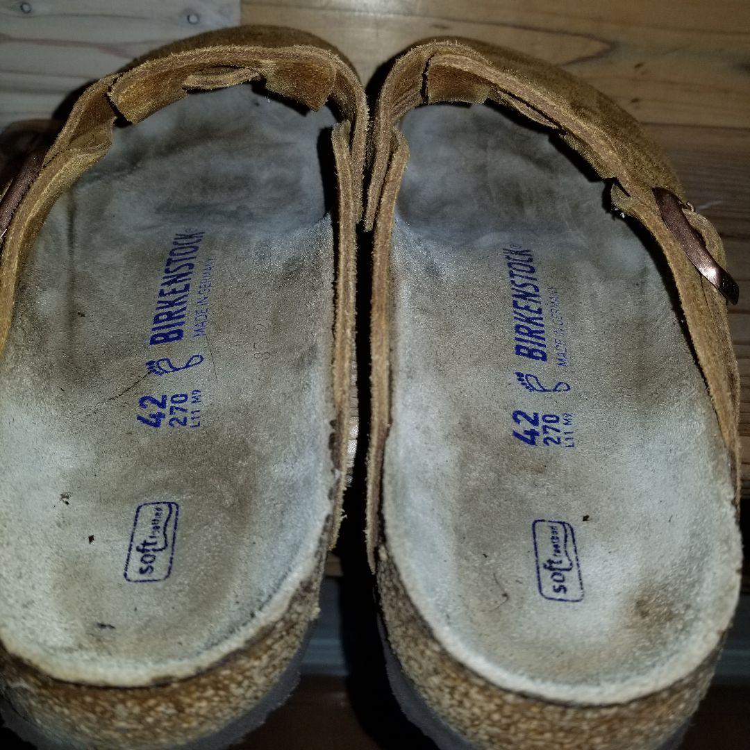 極美品　ビルケンシュトック　Boston　ボストン　ミンク　レギュラー　27