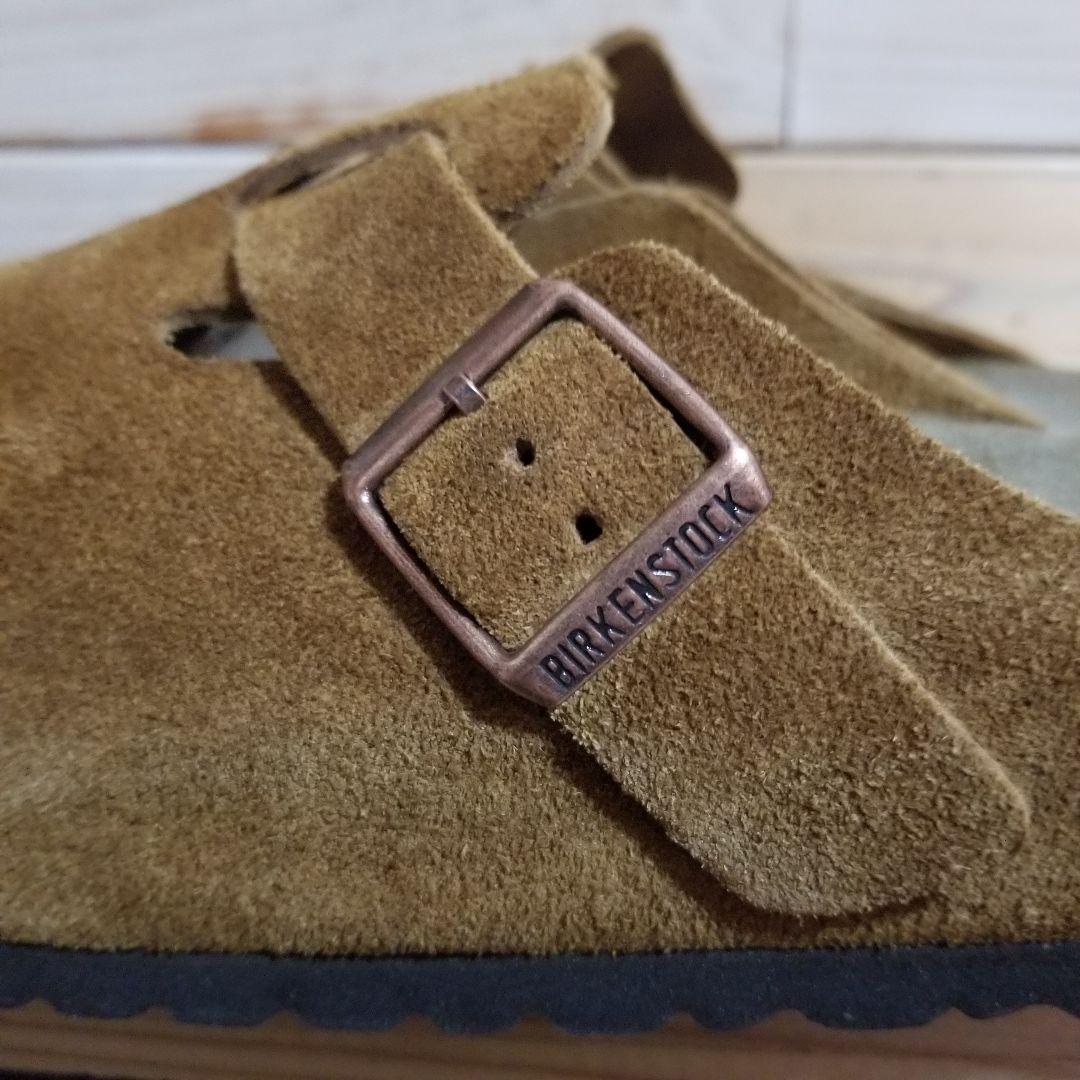 極美品　ビルケンシュトック　Boston　ボストン　ミンク　レギュラー　27