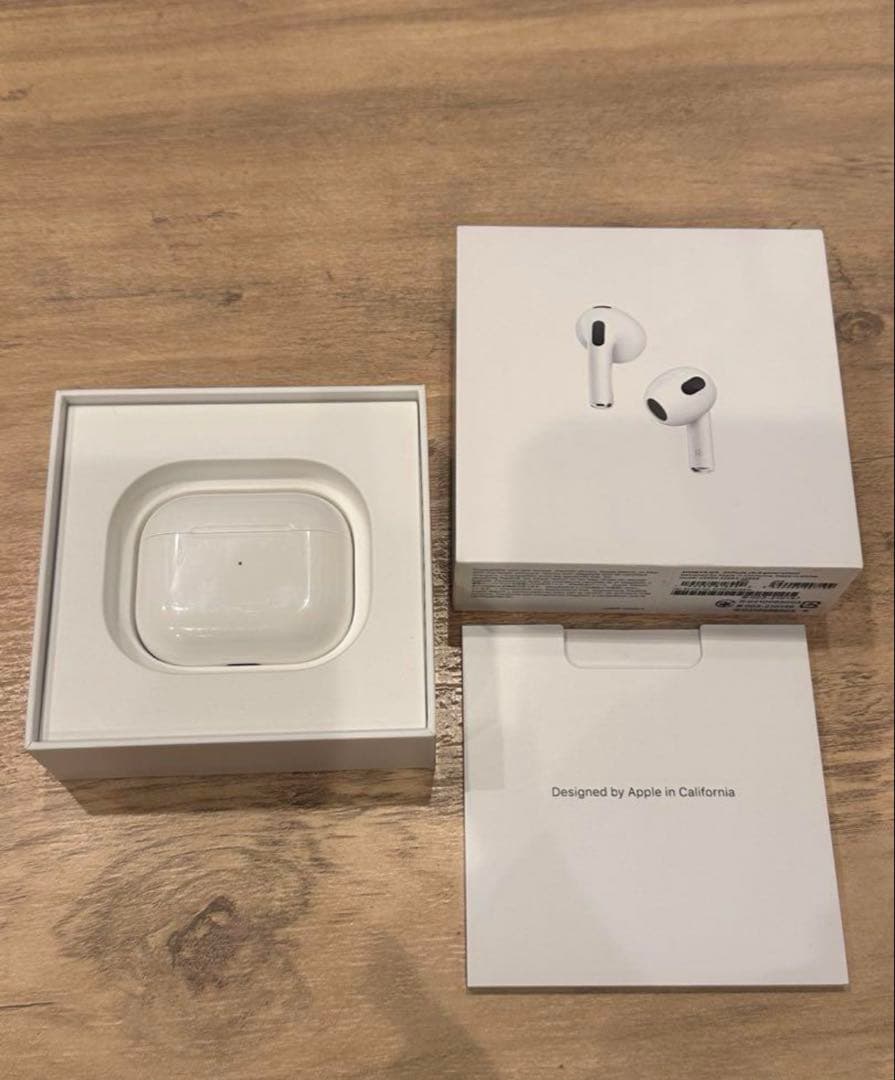 【てく様用（仮）】AirPods3本体 ホワイト✳︎ケース付き