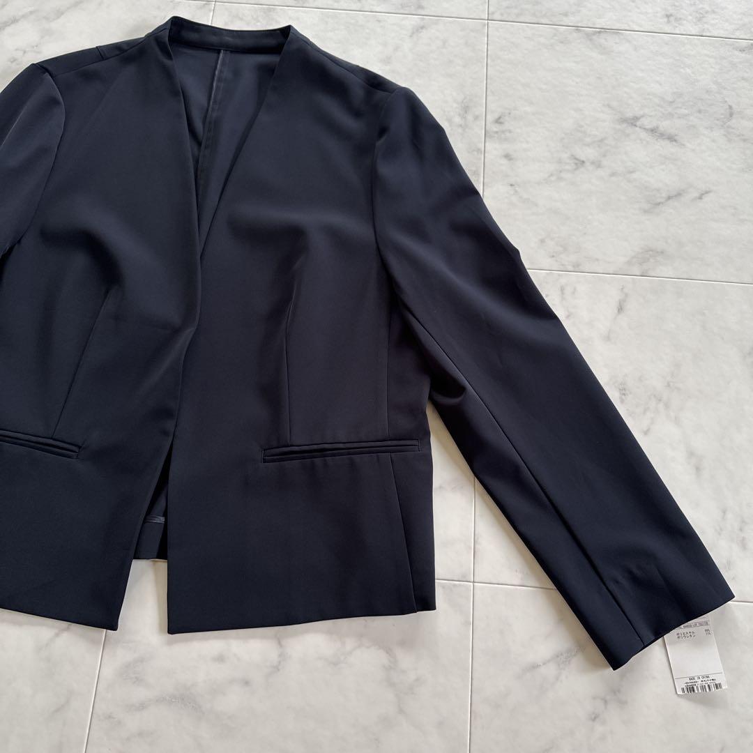 【モーヴ 新品】23区 ビジネススーツ ジャケット スカート 大きいサイ