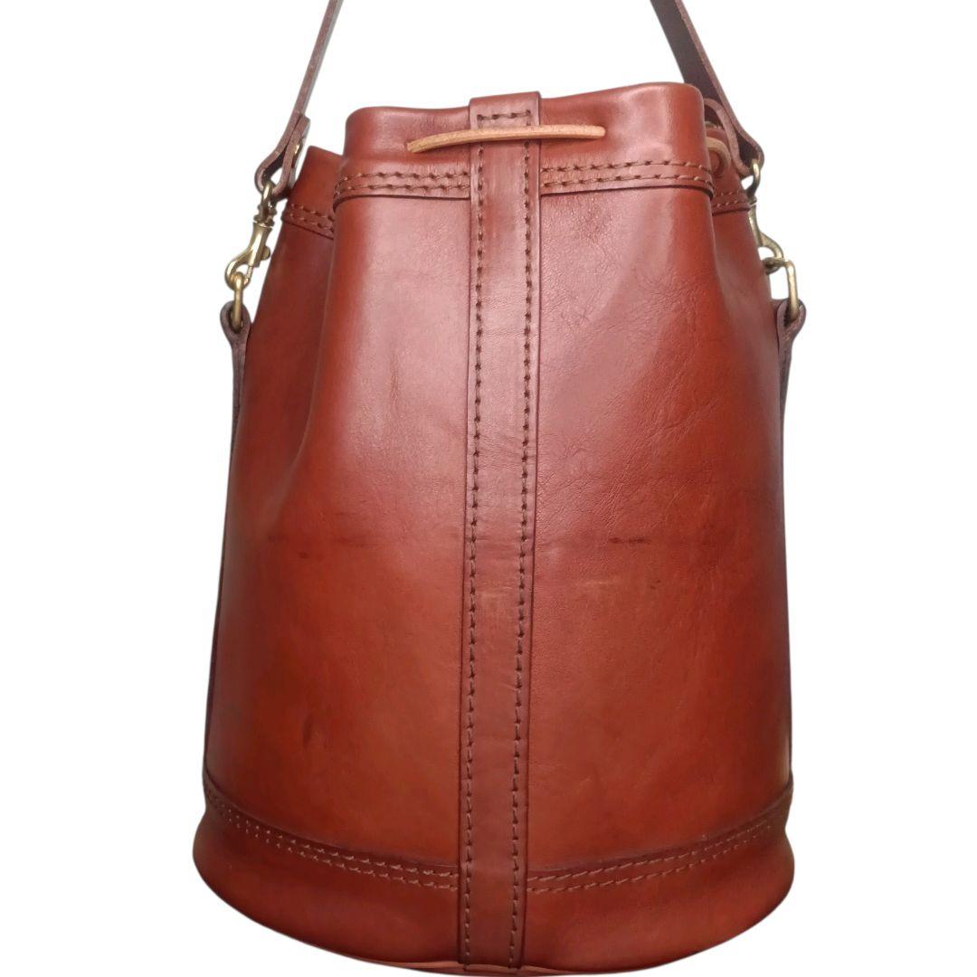 ✨HERZ 巾着ショルダーポシェット CK28 バケツ型 ショルダーバッグ L