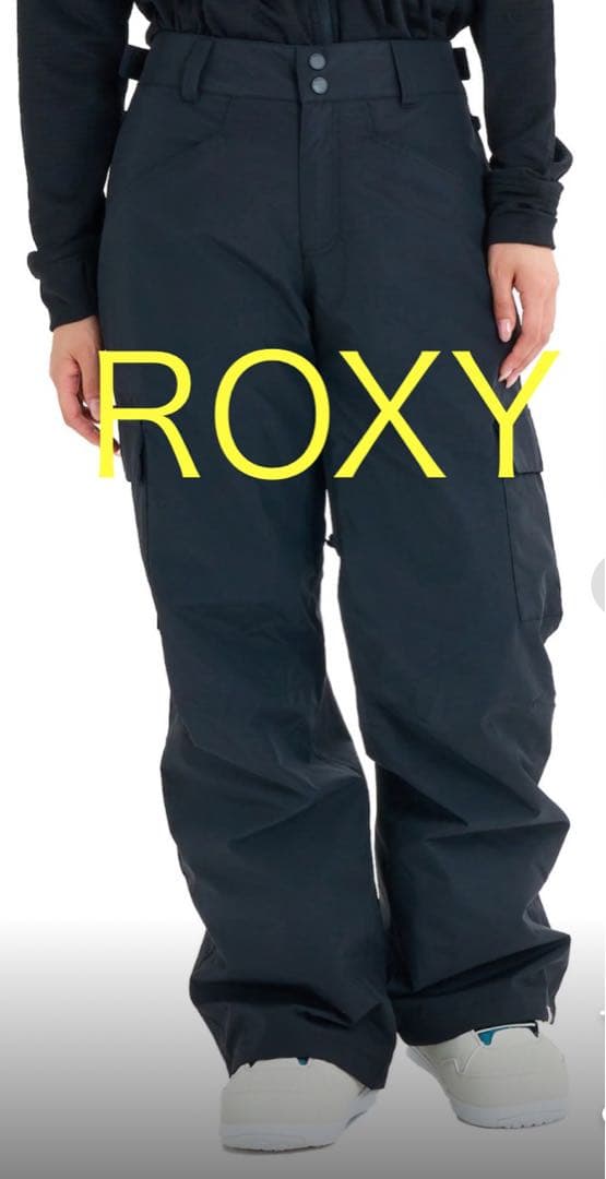 ROXY黒のスノーボードスキーパンツM定番人気