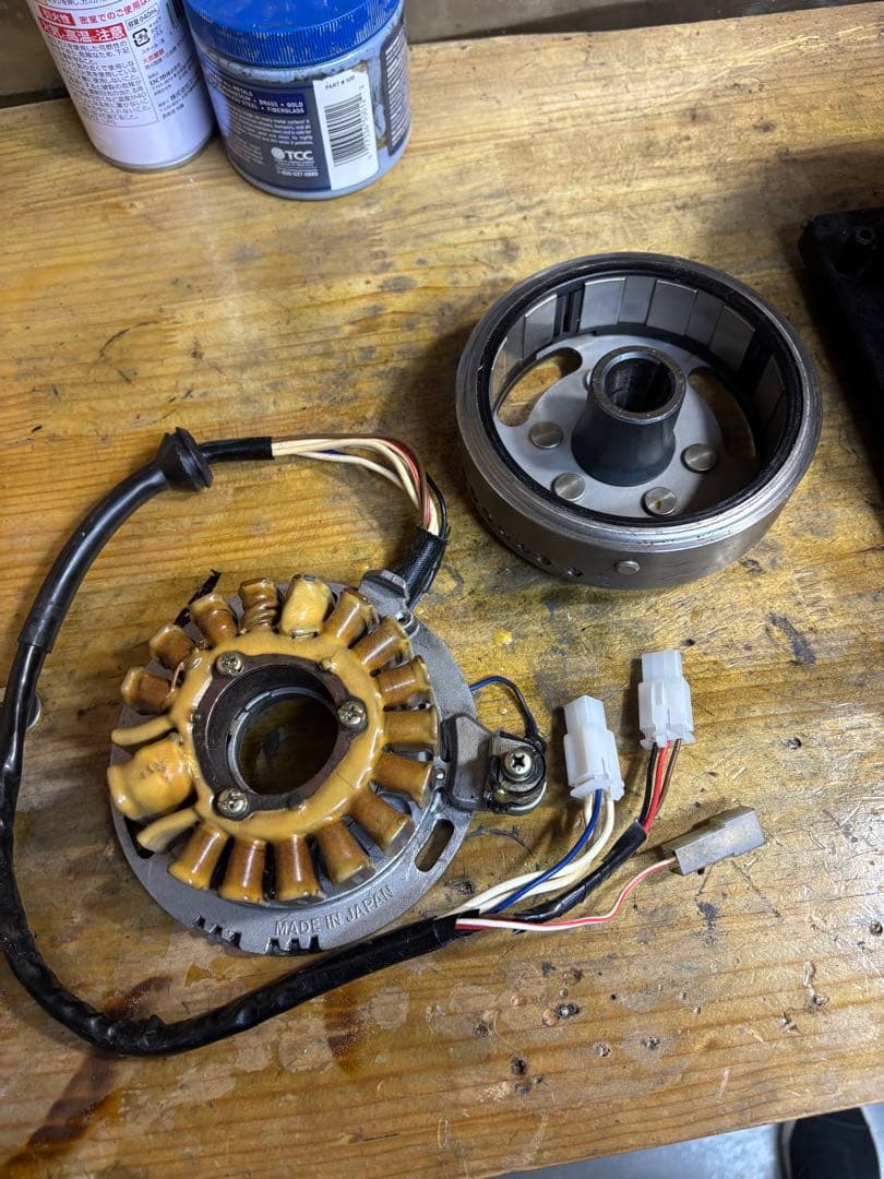 RZ250 4L3 ダイナモ　ジェネレーター　フライホイール　極上中古良品