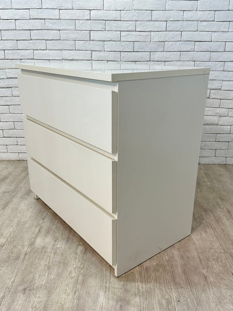 【東京都内23区配送無料】イケア　チェスト　棚　タンス　洋服　マルム　MALM