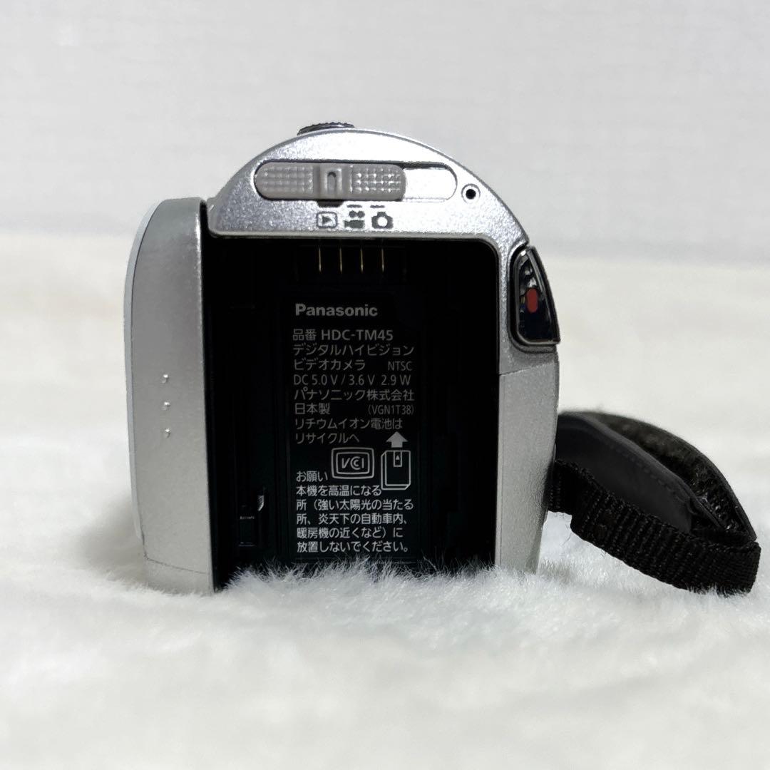 Panasonic HDC-TM45 ビデオカメラ 本体　SDカード ケース付き